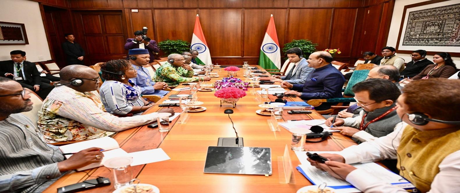 Burkina Faso Principle 1-Visit of President of Transitional Legislative Assembly (ALT) to Parliament of India & meeting with Speaker of Lok Sabha